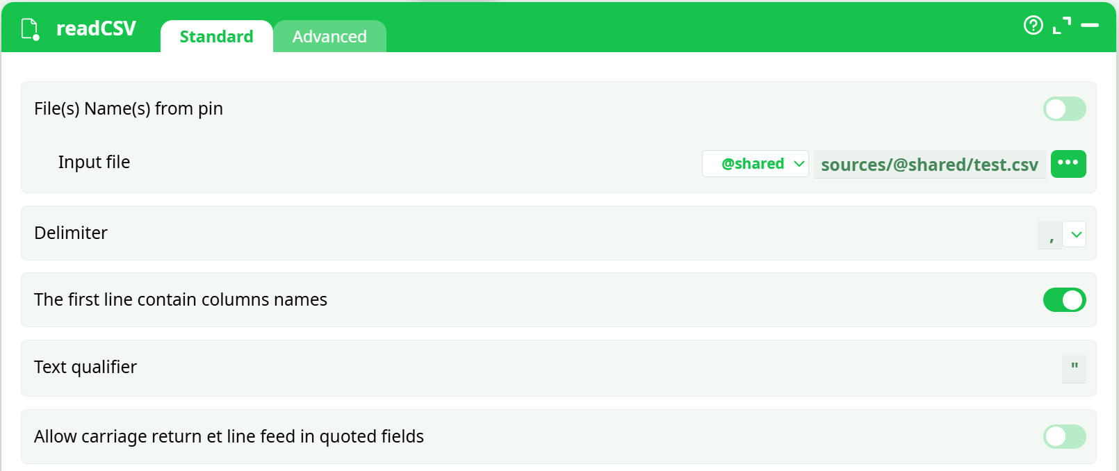 InlineTable producing localPath and remoteName