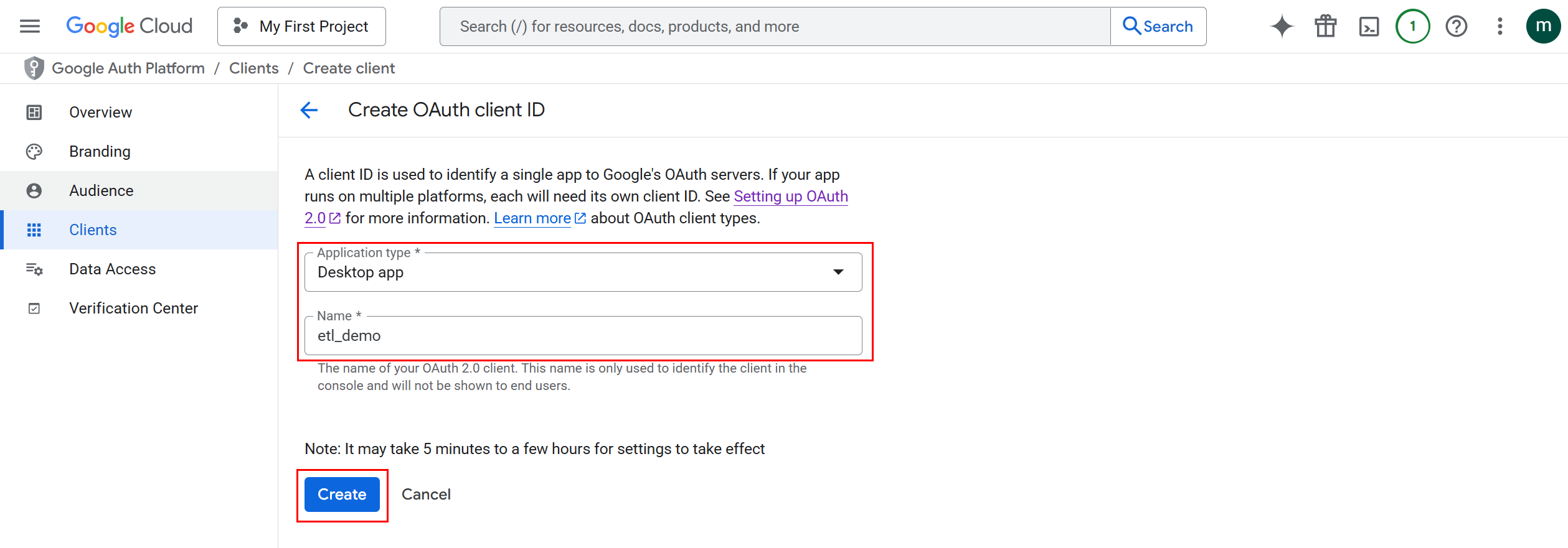 Enable Cloud Storage API
