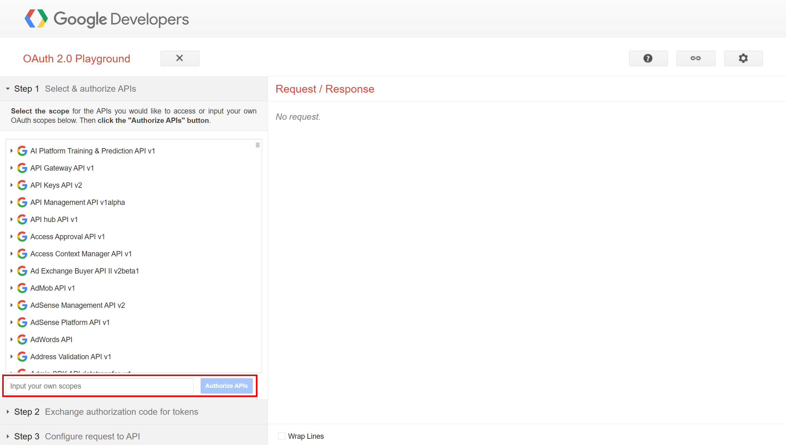 Enable Cloud Storage Token